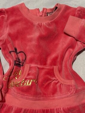 VINTAGE JUICY COUTURE BABY VELVET MINI DRESS
